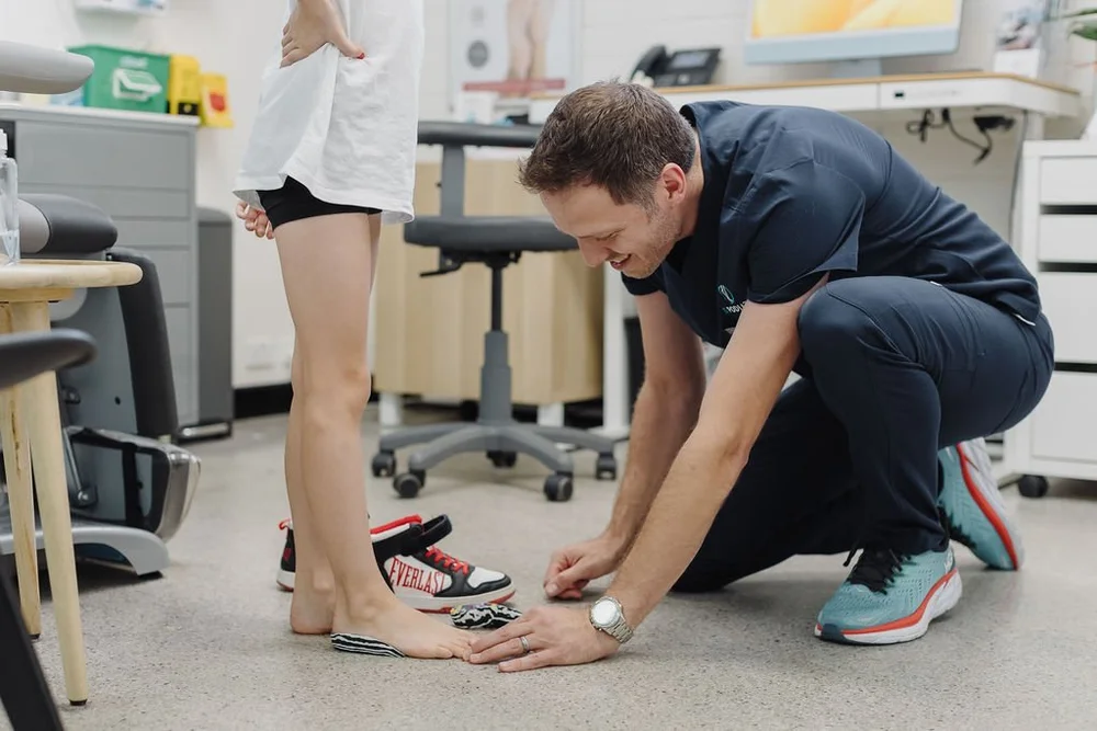 Inside the JS Podiatry clinic at the Spine & Sports Centre, East Perth